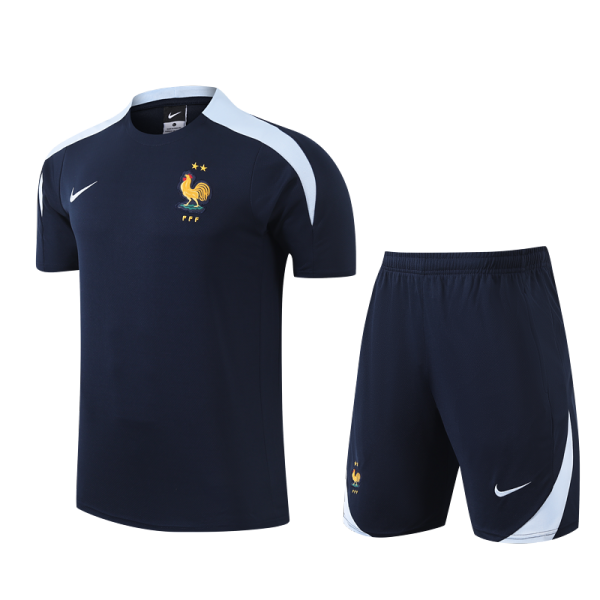 2024/25 France Sapphire Blue Training Jersey(A Set)