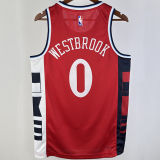 2024/25 Clippers WESTBROOK #0 Red NBA Jerseys