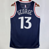 2024/25 Clippers GEORGE #13 Sapphire Blue NBA Jerseys