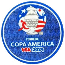 Conmebol Copa America USA 2024 Patch 2024 美洲杯章  (You can buy it alone OR tell us which jersey to print it on. )
