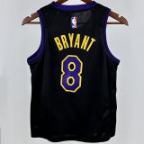 2024/25 Lakers BRYANT #8 Black Kids City Edition NBA Jersey