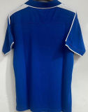 1997 Brazil Away Blue Retro Soccer Jersey