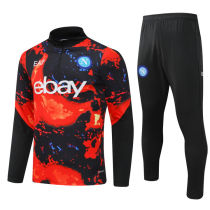 2024/25 Napoli  Red Black Sweater Tracksuit