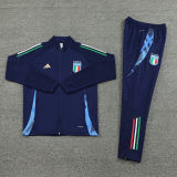 2024/25 Italy Sapphire Blue Jacket Tracksuit