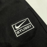 2024/25 Nk~ Black Pure Cotton Sports Trousers Zipper style