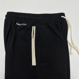2024/25 Nk~ Black Pure Cotton Sports Trousers Zipper style