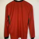 2024/25 Portugal Home Red Fans Long Sleeve Jersey