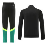 2024/25 M Utd Black Green Jacket Tracksuit