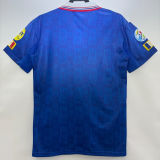 1996 France Home Blue Retro Soccer Jersey