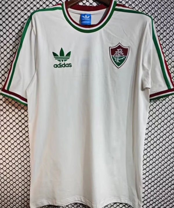 2015/16 Fluminense White Retro Trainning Jersey