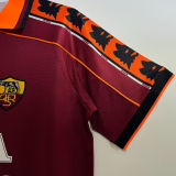 1998/99 Roma Home Retro Soccer Jersey