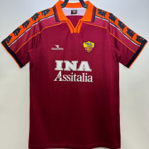 1998/99 Roma Home Retro Soccer Jersey