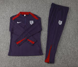 2024/25 England Purple Kids Sweater Tracksuit