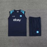 2024/25 Napoli Sapphire Blue Vest Training Jersey(A Set)