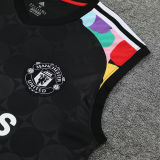 2024/25 M Utd Black Vest Training Jersey(A Set)