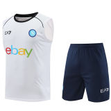 2024/25 Napoli White Vest Training Jersey(A Set)