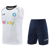 2024/25 Napoli White Vest Training Jersey(A Set)