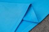 2024/25 Brazil Blue Hoody Zipper Jacket Tracksuit