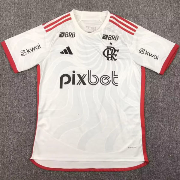 2024/25 Flamengo 1:1 Quality Away Fans Jersey (All Sponsor 全广告)