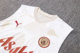 2024/25 Man City Beige Inkjet Vest Training Jersey(A Set)