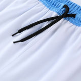 2022 Nk White Blue Short Training Jersey(A Set)