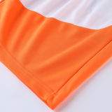 2022 Nk White Orange Short Training Jersey(A Set)