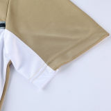 2022 Nk White Khaki Short Training Jersey(A Set)