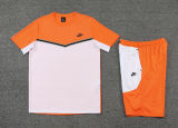 2022 Nk White Orange Short Training Jersey(A Set)