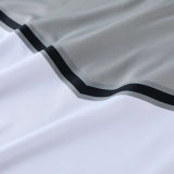 2022 Nk White Grey Short Training Jersey(A Set)