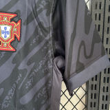 2024/25 Portugal Black GK Fans Soccer Jersey