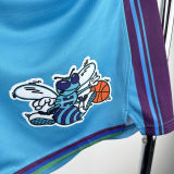 2024/25 Hornets Blue Retro Training Shorts NBA Pants