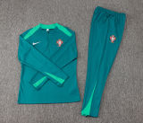 2024/25 Portugal Blackish Green Kids Sweater Tracksuit