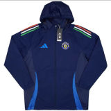 2024/25 M Utd Sapphire Blue Windbreaker
