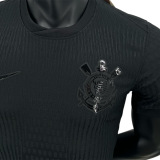 2024/25 Corinthians Away Black Player Version Soccer Jersey