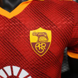 2024 Roma ASR Originals Red Player Version Soccer Jersey 有胸前新新广