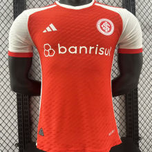 2024/25 Internacional Home Red Player Version Soccer Jersey
