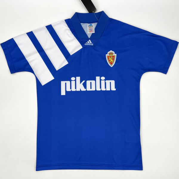 1992/93 Zaragoza Away Blue Retro Soccer Jersey