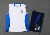 2024/25 Italy White Vest Training Jersey(A Set)