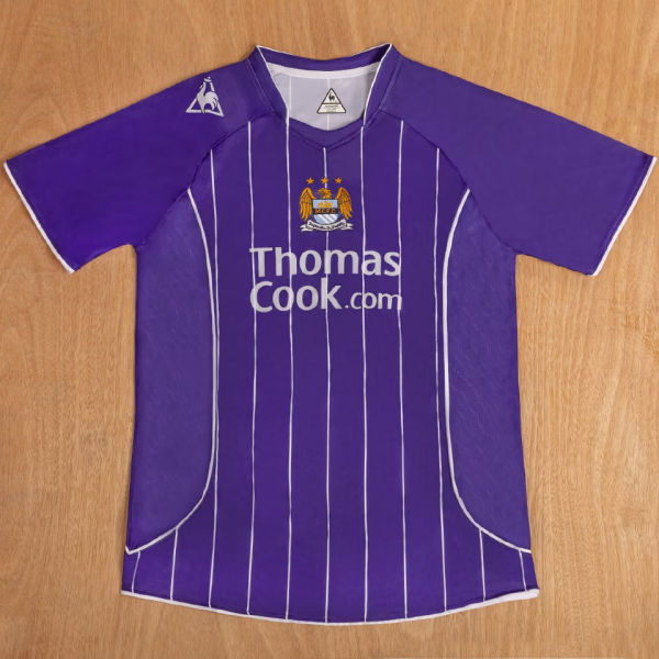 2007/08 Man City Away Purple Retro Jersey