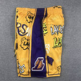 2024/25 Lakers Yellow NBA Pants