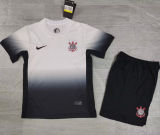 2024/25 Corinthians Home White Kids Soccer Jersey