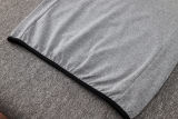 2024/25 PSG Grey Hoody Zipper Jacket Tracksuit