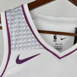 Timberwolves EDWARDS #5 White NBA Jerseys