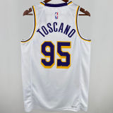 2024/25 Lakers TOSCANO #95  White  NBA Jerseys