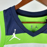 Timberwolves EDWARDS #5 Fluorescent Green NBA Jerseys