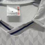 1986-1989 RM White Home Retro Soccer Jersey