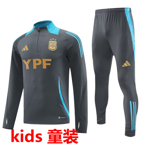 2024/25 Argentina Grey Kids Sweater Tracksuit