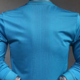 2017/18 RM Third Retro Player Version Long Sleeve Soccer Jersey  球员版带胸前章