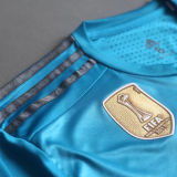 2017/18 RM Third Retro Player Version Long Sleeve Soccer Jersey  球员版带胸前章