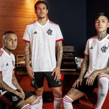2024/25 Flamengo Away White Kids Soccer Jersey